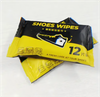 Factory Price 12 Pieces Disposable Convenient Sports Shoe Cleaning Wipes Travel Wipes Sneaker Cleaning Wipes